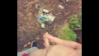 Young boy going wild